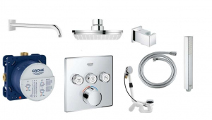 Zestaw podtynkowy Grohe SmartControl na 3 odbiorniki