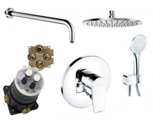 Kludi Pure&Solid 250 podtynkowy zestaw prysznicowy