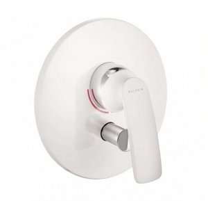 Kludi Balance 526509175 biała bateria wannowa podtynkowa