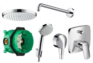 Podtynkowy zestaw prysznicowy Hansgrohe Logis 220