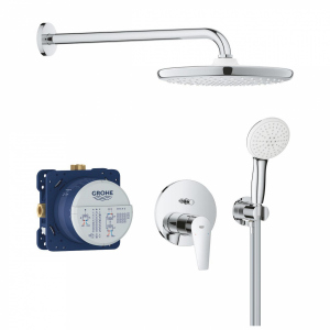 Grohe BauEdge podtynkowy zestaw z deszczownica 250 25290000 chrom