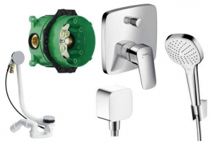 Podtynkowy komplet do napełniania wanny Hansgrohe Logis