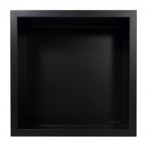 Balneo Wall-Box One Black Polka pojedyncza czarna 30x30x10 cm