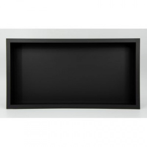 Balneo Wall-Box One Black Polka pojedyncza czarna 60x30x10 cm