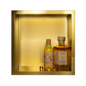 Balneo Wall-Box One Gold / Brass Polka pojedyncza zlota 30x30x10 cm