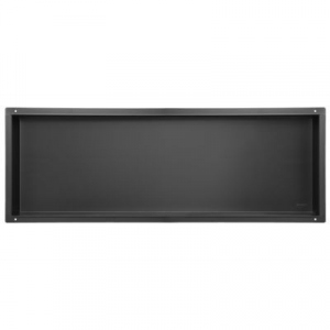 Balneo Wall-Box One NO RIM Black Polka pojedyncza czarna 90x30x10 cm