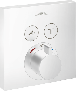 Bateria Hansgrohe 15763700 termostatyczna do 2odb. biały mat