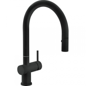 Bateria kuchenna Franke Tap Active J pull down 2 jets Czarny mat 115.0653.404