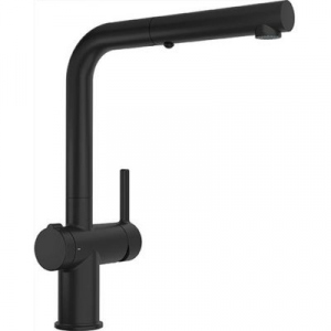 Bateria kuchenna Franke Tap Active L Twist pull out 2 jets Czarny mat 115.0669.769