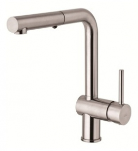 Bateria kuchenna Paffoni Light LIG285ST stal szczotkowana