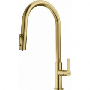 Bateria kuchenna do wody filtrowanej Franke Maris Slim Clear Water J pull-out 120.0736.601 zloto