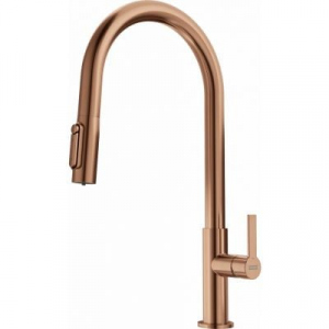 Bateria kuchenna do wody filtrowanej Franke Maris Slim Clear Water J pull-out 120.0736.602 miedziany