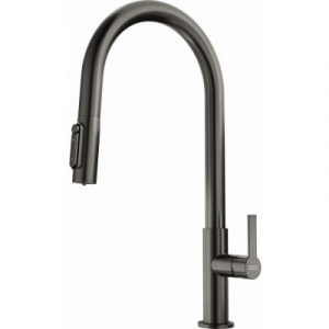 Bateria kuchenna do wody filtrowanej Franke Maris Slim Clear Water J pull-out 120.0736.603 antracyt