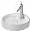 Duravit Starck 1 umywalka 47 cm nablatowa okrągła biała 0386470028