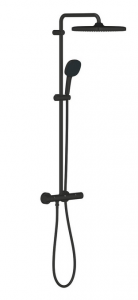 Grohe 266892431 natynkowy termostat z deszczownicą Tempesta 250 Cube czarny mat