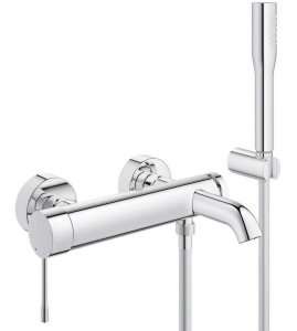 Grohe Essence 25249001 bateria wannowa z zestawem prysznicowym