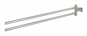 Grohe Essentials Cube podwojny wieszak na recznik 40624DC1 stal nierdzewna