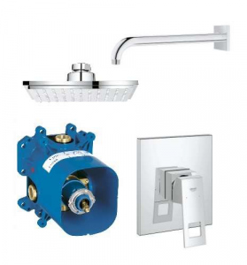 Grohe Eurocube podtynkowy zestaw z deszczownią