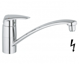 Grohe Eurodisc bateria kuchenna do bezcisnieniowych podgrzewaczy chrom 33771001