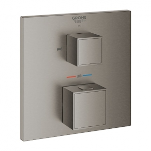 Grohe Grohtherm Cube podtynkowy termostat wannowy brushed hard graphite 24155AL0
