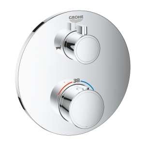 Grohe Grohtherm Round 24077000 podtynkowy termostat wannowy