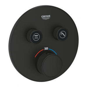 Grohe Grohtherm SmartControl 29507KF0 podtynkowy termostat do 2 wyjść czarny mat