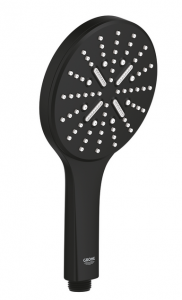 Grohe Rainshower 130 3jet czarna słuchawka prysznicowa 22127KF0