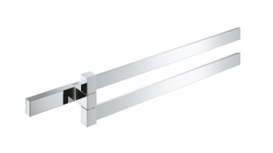 Grohe Selection Cube podwójny uchwyt na ręcznik 40768000 chrom