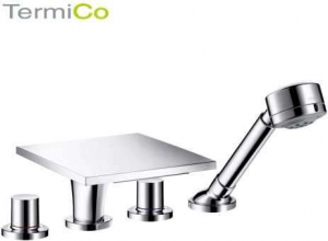 HANSGROHE AXOR MASSAUD bateria wannowa 4 otworowa na cokół z płytek 18453000