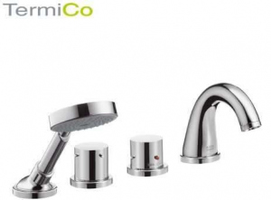HANSGROHE AXOR STARCK bateria wannowa 4 otworowa termostatyczna L-140MM 10461000