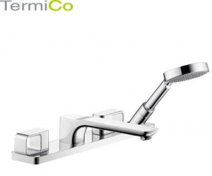 HANSGROHE AXOR URQUIOLA bateria wannowa 4 otworowa na cokół z płytek 11445000