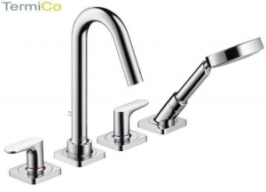 HANSGROHE Axor Citterio M Element zewnętrzny do baterii 4-otworowej do montazu na brzegu wanny  34444000