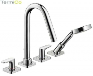 HANSGROHE Axor Citterio M Element zewnętrzny do baterii 4-otworowej do montazu na cokole z płytek 34454000