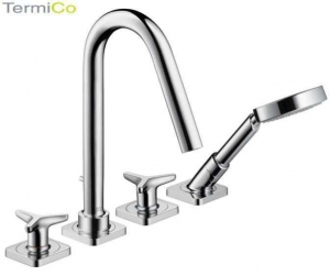 HANSGROHE Axor Citterio M Element zewnętrzny do baterii 4-otworowej do montazu na cokole z płytek 34456000