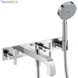 Hansgrohe  Axor Citterio Trzyotworowa bateria ścienna do wanny 39441000