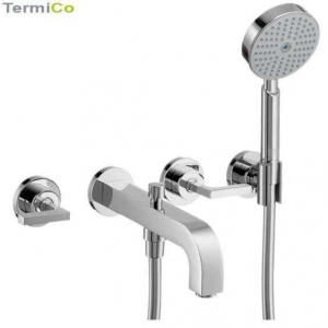 Hansgrohe  Axor CitterioTrzyotworowa bateria ścienna do wanny, montaż podtynkowy 39448000