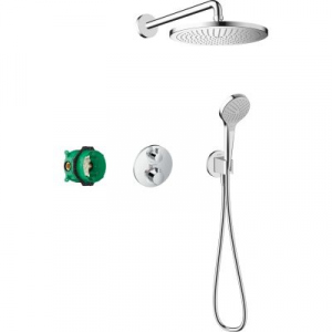 Hansgrohe Ecostat Croma 280 termostatyczny zestaw prysznicowy podtynkowy z deszczownią 27954000