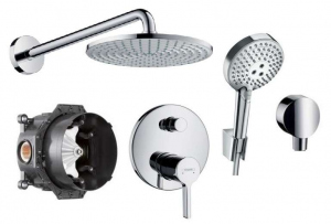 Hansgrohe Metris S bateria podtynkowa prysznicowa z deszczownicą 240mm
