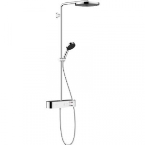 Hansgrohe Pulsify ShowerTablet Select zestaw prysznicowy termostatyczny z deszczownicą chrom 24220000