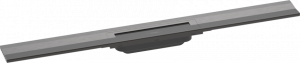 Hansgrohe RainDrain Flex Element zewnetrzny odplywu 80 cm z mozliwoscia przyciecia i do montazu przy scianie 56051670 Czarny Matowy