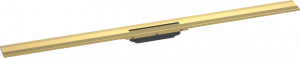 Hansgrohe RainDrain Flex ruszt odpływu 120 cm z możliwością przycięcia i do montażu przy ścianie złoty optyczny polerowany 56054990