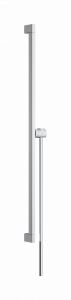 Hansgrohe Unica Drazek prysznicowy E Puro 90 cm z suwakiem EasySlide i wezem przysznicowym Isiflex 160cm Chrom 24403000