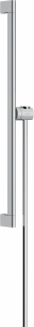 Hansgrohe Unica Drazek prysznicowy S Puro 65 cm z suwakiem EasySlide i wezem przysznicowym Isiflex 160cm Chrom 24402000