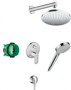 Hansgrohe Vernis Blend 200 podtynkowy komplet prysznicowy 27911000