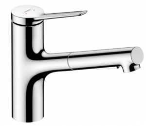 Hansgrohe Zesis M33 bateria kuchenna 150 metalowa wyciagana wylewka 2jet Chrom 74820000