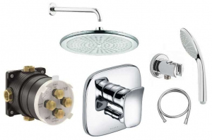 Kludi Ambienta podtynkowy zestaw z deszczownicą 250