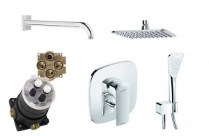 Kludi Ameo 200 podtynkowy zestaw prysznicowy