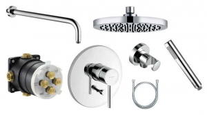 Kludi Bozz podtynkowy komplet prysznicowy z deszczownicą 200