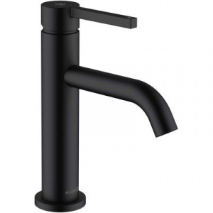 Kludi Nova Fonte Pura bateria umywalkowa 100 push-open czarny mat 202883915