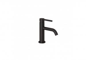 Kludi Nova Fonte Pura bateria umywalkowa 100 bez korka czarny szczotkowany 20026N215